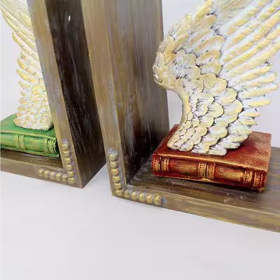 نگهدارنده کتاب مدل کتاب بال دار مجموعه 2 عددی