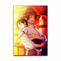 تابلو شاسی گوفی مدل شنکس انیمه وان پیس طرح One Piece Shanks کد BKW25 | دنیای قاب