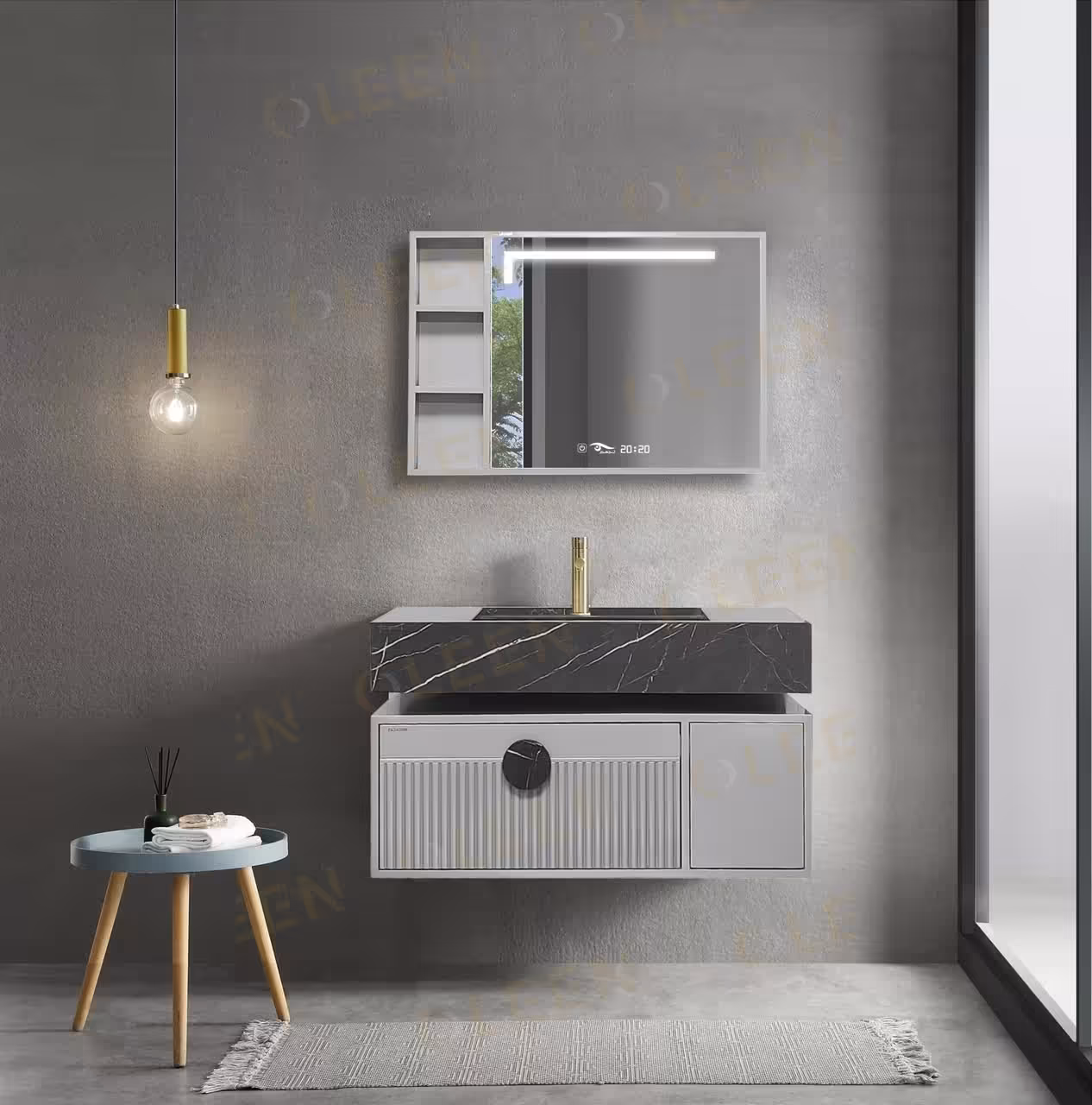 روشویی کابینتی اُلین مدل پرسلان