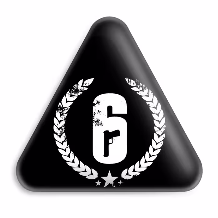 پیکسل خندالو طرح رینبو سیکس Rainbow Six مدل مثلثی کد 10319