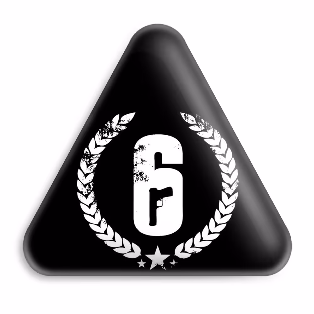 پیکسل خندالو طرح رینبو سیکس Rainbow Six مدل مثلثی کد 10319