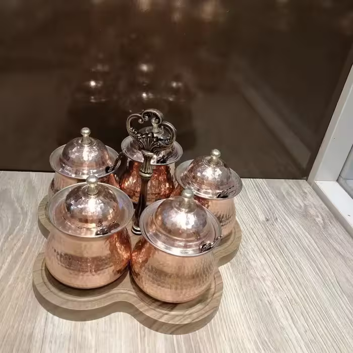جا ادویه مسی پنج تکه نانو شده