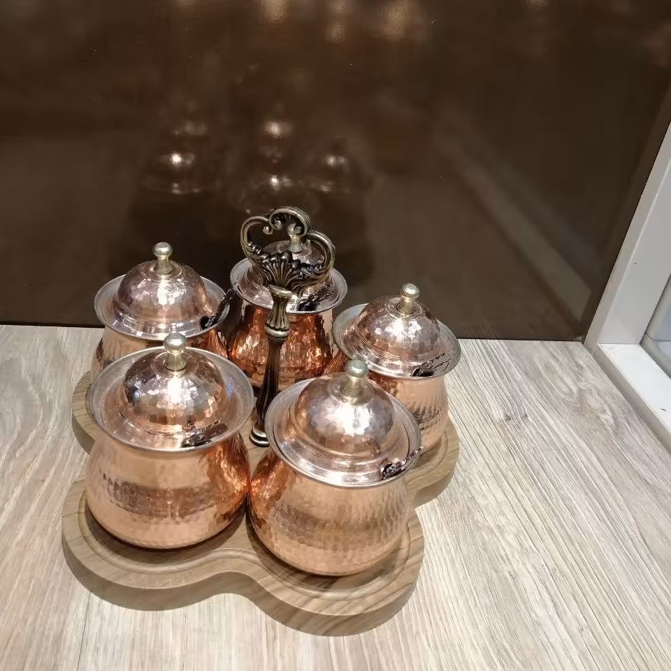 جا ادویه مسی پنج تکه نانو شده