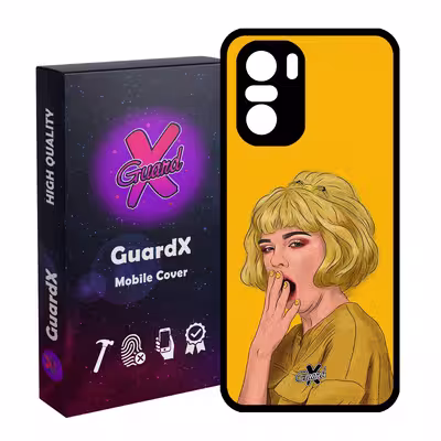 کاور گارد ایکس طرح Girl مدل Glass10311 مناسب برای گوشی موبایل شیائومی Poco F3/MI 11X/MI 11X Pro/Redmi K40/K40 Pro