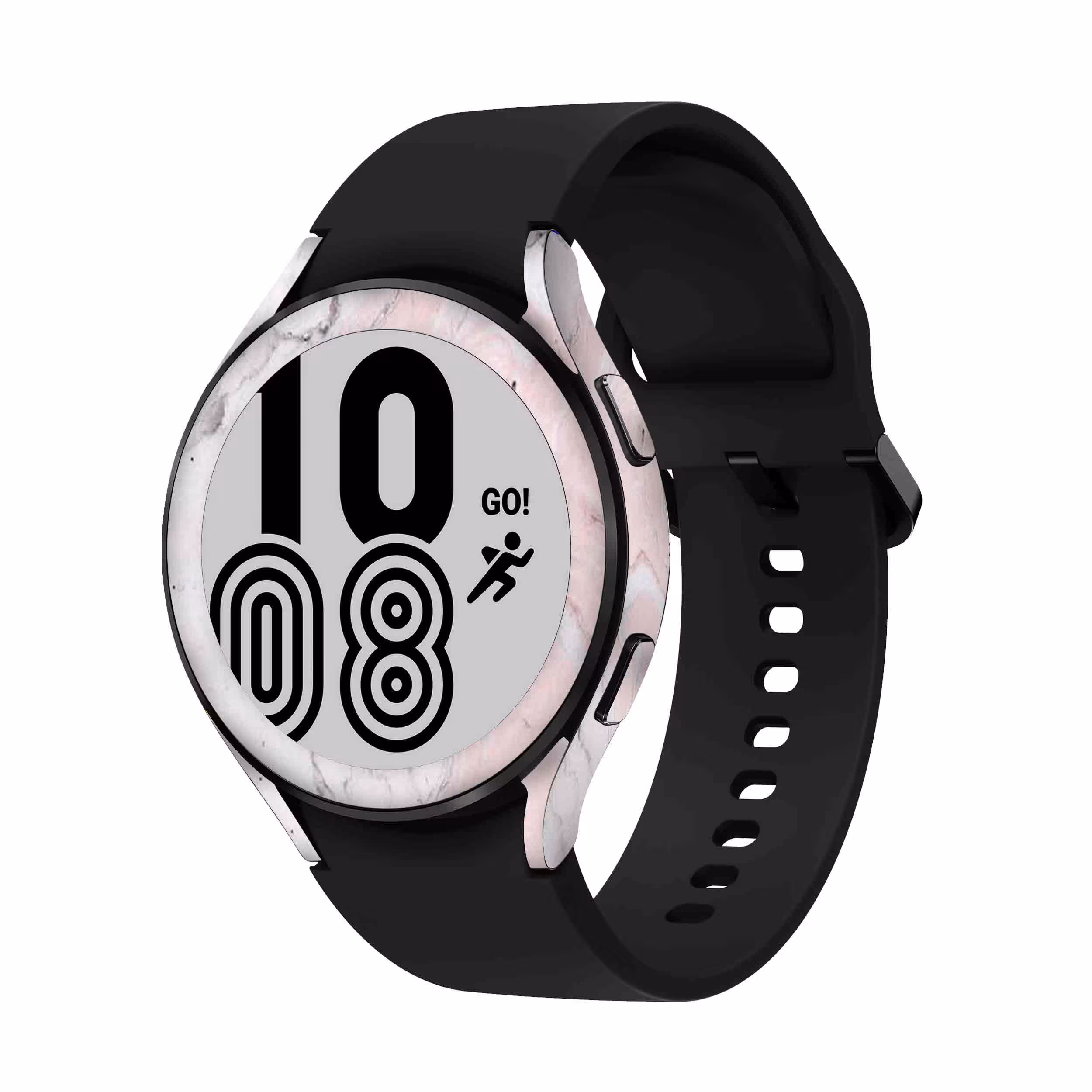برچسب ماهوت طرح Blanco Pink Marble مناسب برای ساعت هوشمند سامسونگ Watch4 44mm