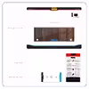برچسب پوششی ماهوت مدل Dark Walnut Wood مناسب برای تبلت سامسونگ Galaxy Tab S 10.5 2014 T800