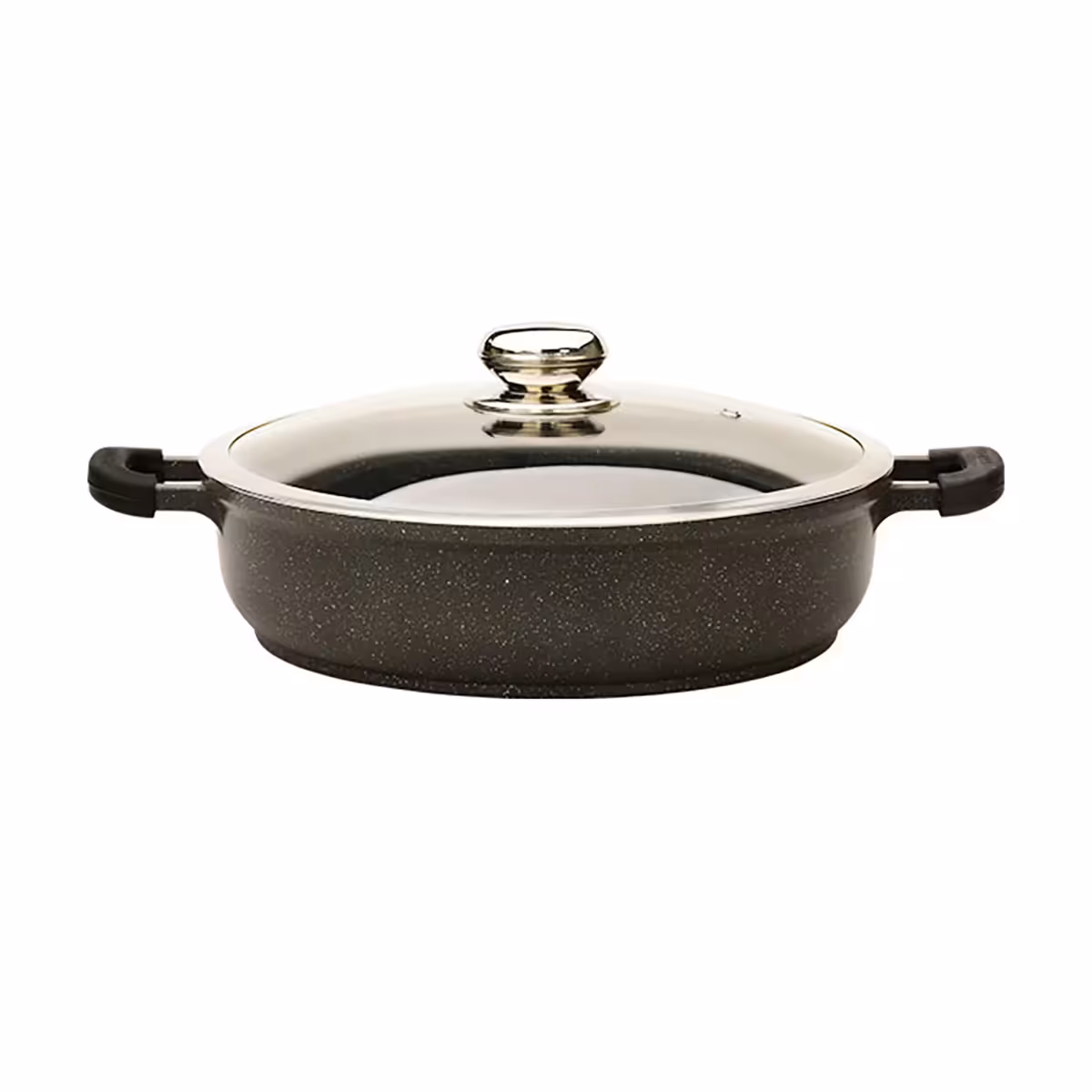 قابلمه کوتاه گرانیتی زرساب مدل گریپ کد RP-432KG (سایز 32)