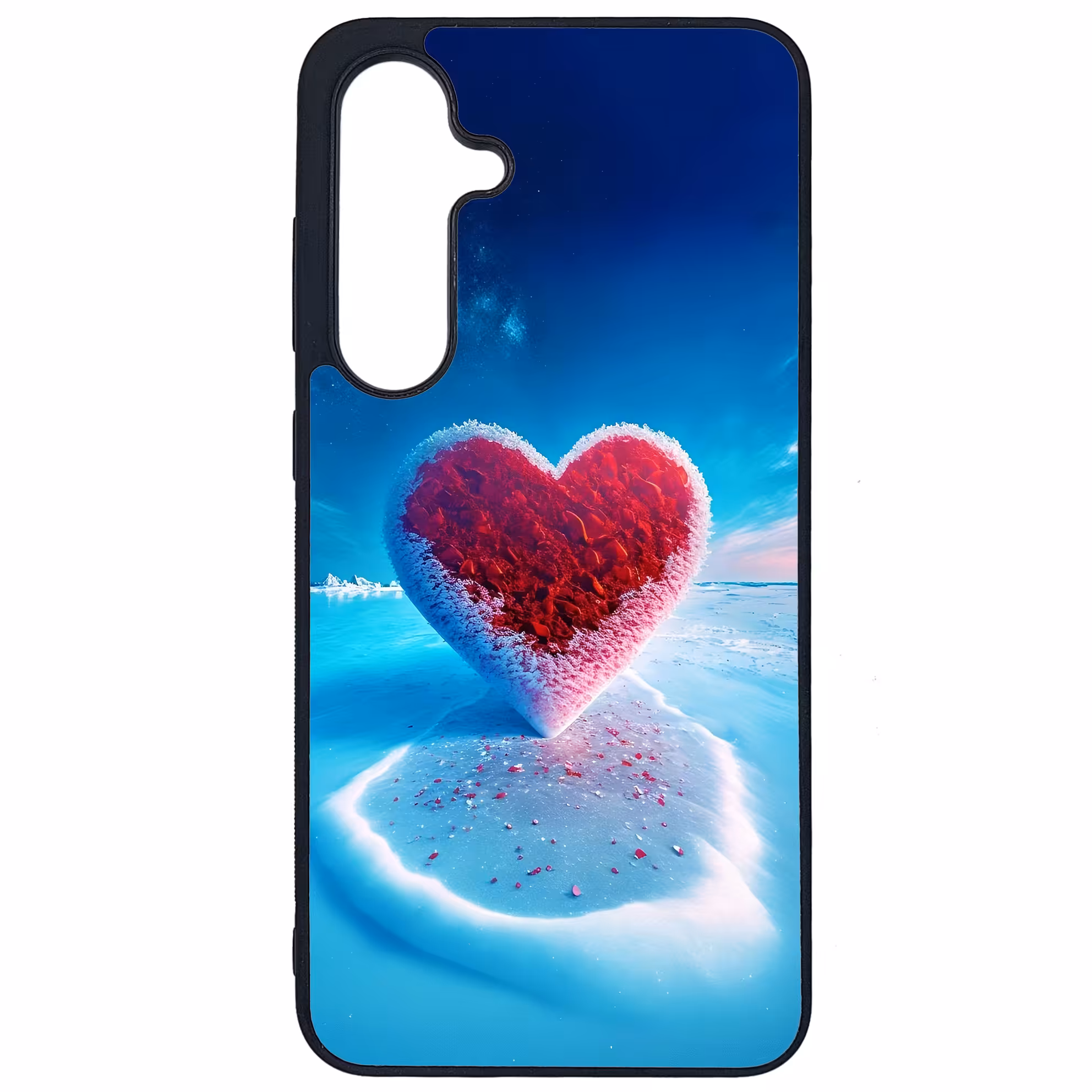 کاور طرح قلبی کد G-030 مناسب برای گوشی موبایل سامسونگ Galaxy S24 FE | دیجی قاب دونی