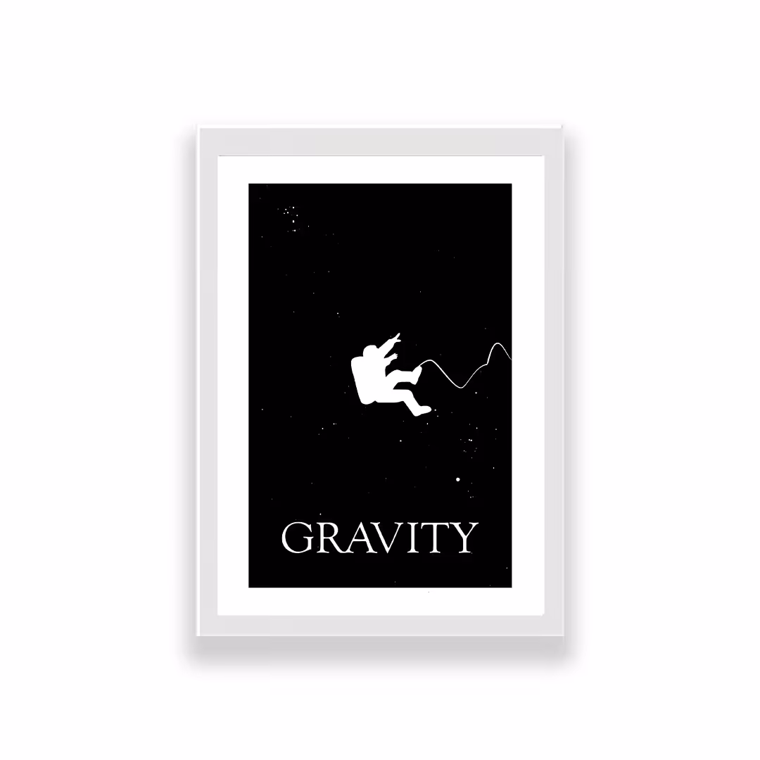 تابلو طرح فیلم gravity