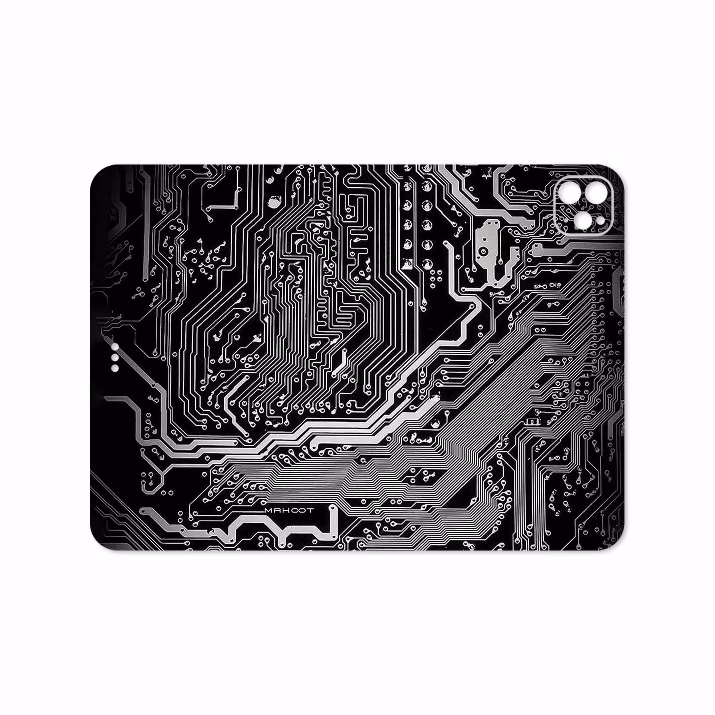 برچسب پوششی ماهوت مدل Black Printed Circuit Board مناسب برای تبلت اپل iPad Pro 11 (GEN 2) 2020 A2068