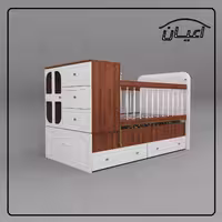 تختخواب کودک اعیان مدل FH454 چندمنظوره