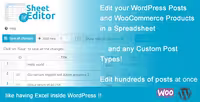 دانلود افزونه WP Sheet Editor Post Types Premium