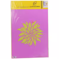 شابلون استنسیل 30*40 طرح شکوفه کد G104 مجد