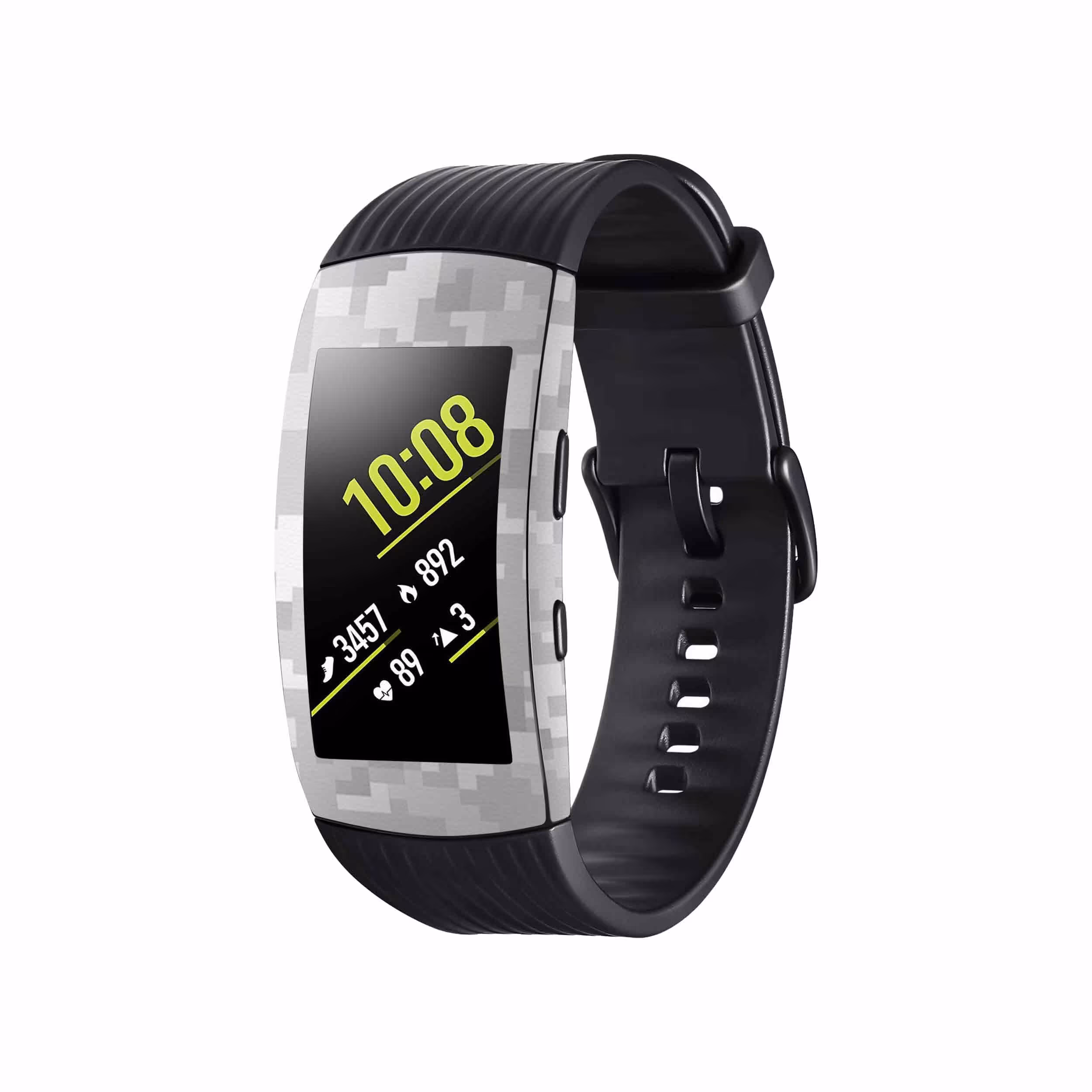 برچسب ماهوت طرح Army-Pink-pixel مناسب برای ساعت هوشمند سامسونگ Galaxy Gear Fit 2 Pro