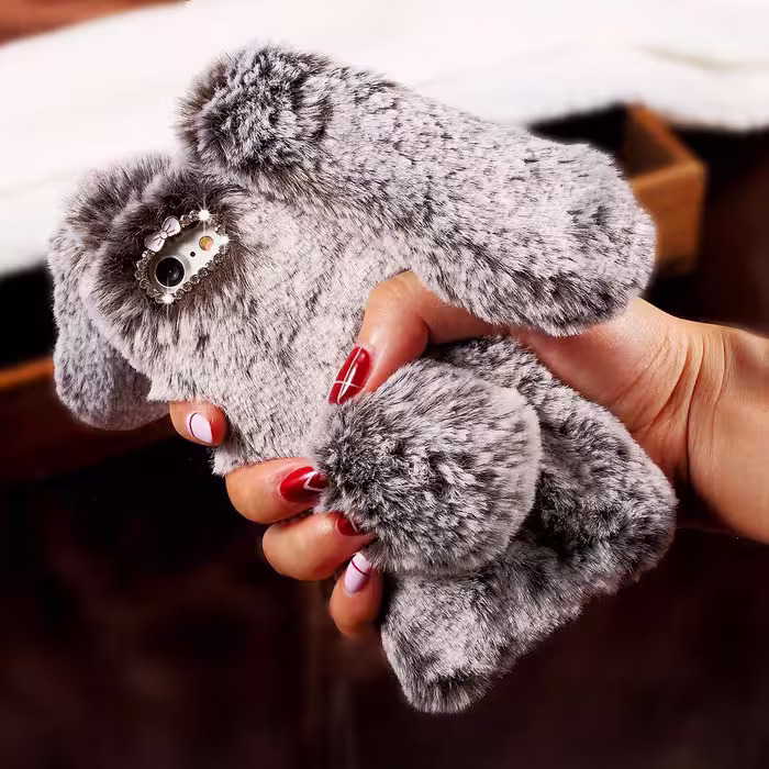 کاور طرح Furry Rabbit کد S1475 مناسب برای گوشی موبایل اپل Iphone 7/8