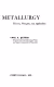 خرید و دانلود نسخه کامل کتاب Basic engineering metallurgy; theories, principles, and applications BY Keyser - Pdf