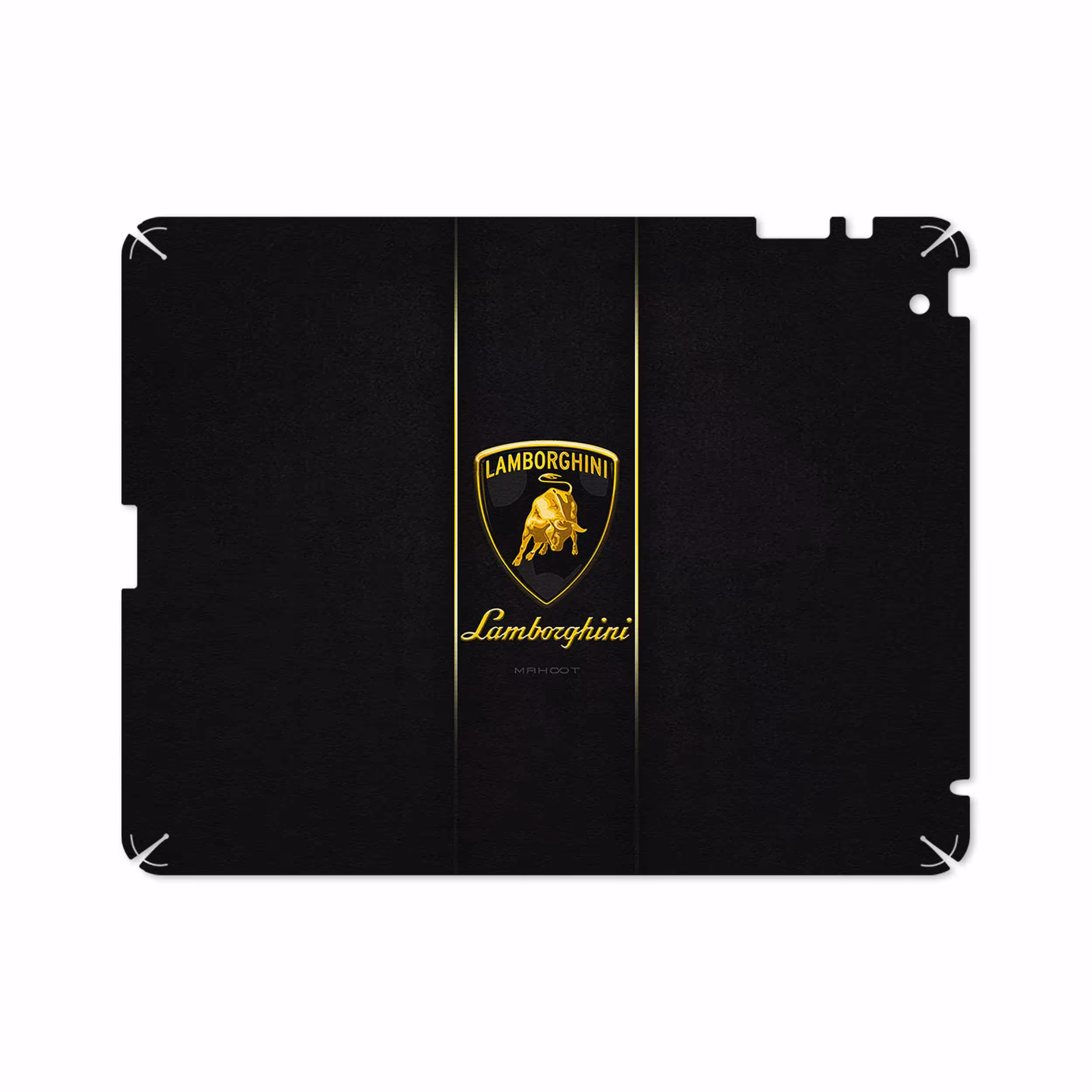 برچسب پوششی ماهوت مدل Lamborghini مناسب برای تبلت اپل iPad 2 2011 A1395
