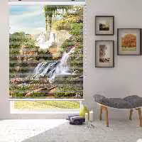 پرده زبرا زیو مدل L5038 سایز 100x280 سانتی متر