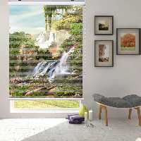  پرده زبرا زیو مدل L5038 سایز 100x280 سانتی متر