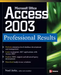 خرید و دانلود نسخه کامل کتاب Microsoft Office Access 2003 : professional results