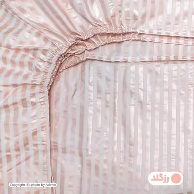 ملحفه آدنو مدل راه راه کد MB01 یک نفره سایز 120x200 سانتی متر