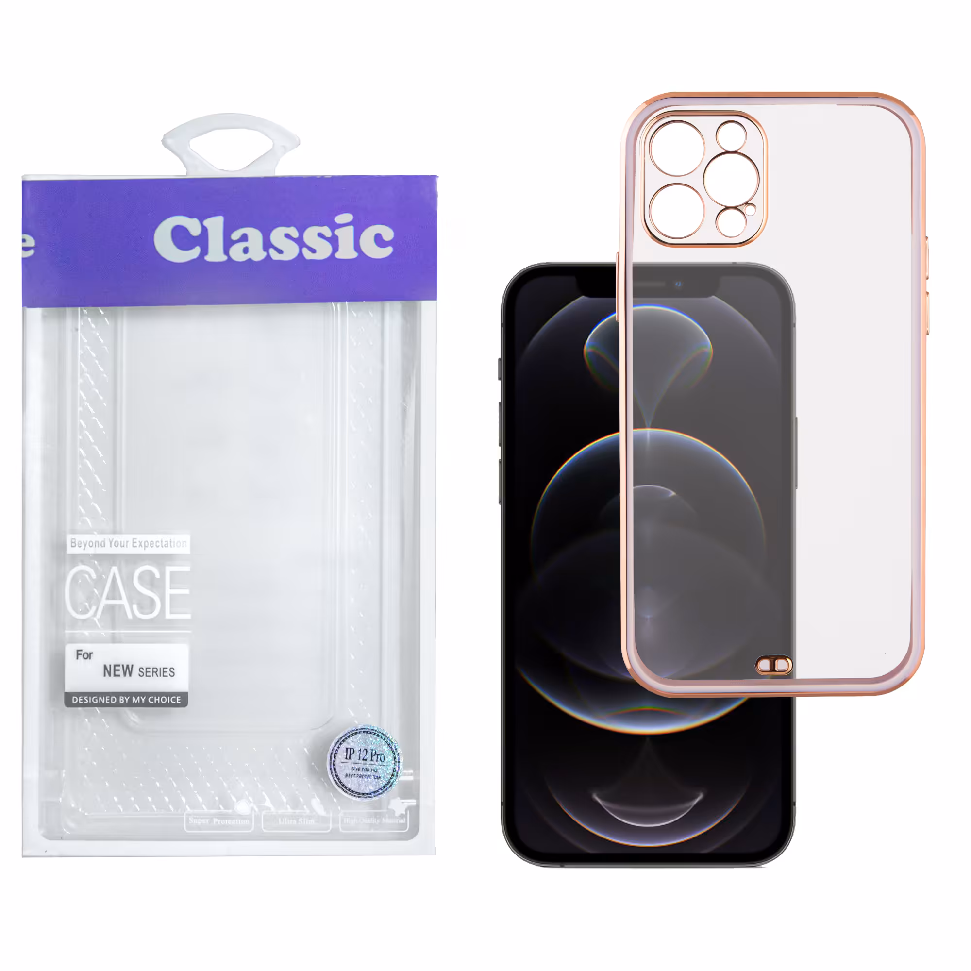 کاور کلاسیک طرح NEW مدل لاکچری کد KHO.226 مناسب برای گوشی موبایل اپل Iphone 12 PRO