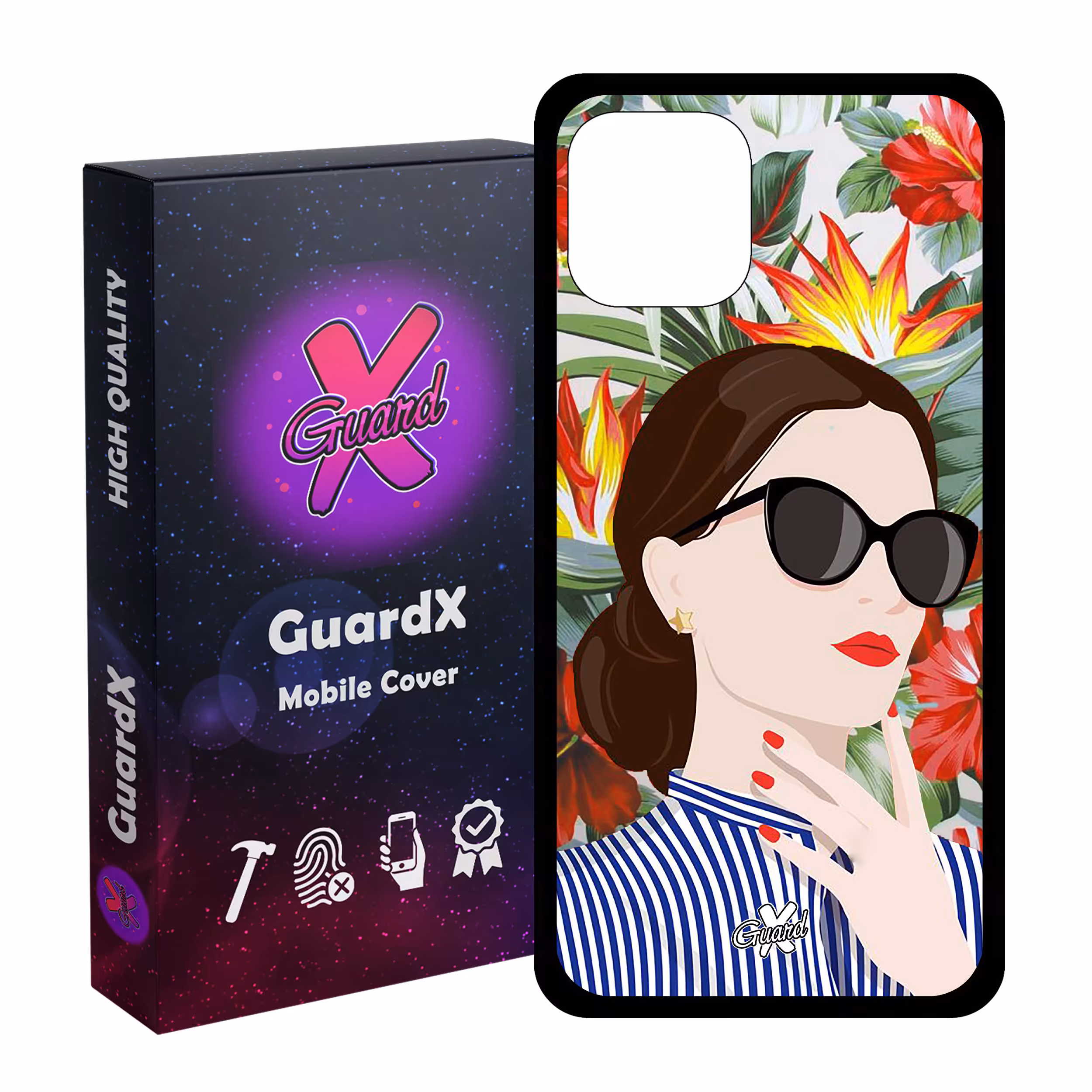 کاور گارد ایکس طرح Girl مدل Glass50355 مناسب برای گوشی موبایل اپل iPhone 11 Pro