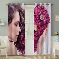 پرده نیروانا مدل مخمل کد 4012 سایز 140×280 سانتی متر