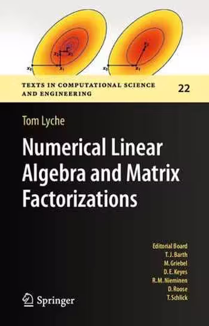 [PDF] دانلود کتاب Numerical Linear Algebra And Matrix Factorizations, 2020