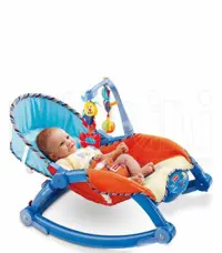 نی نی لای لای ویبره و تاشو آبی فیشرپرایس Fisher Price