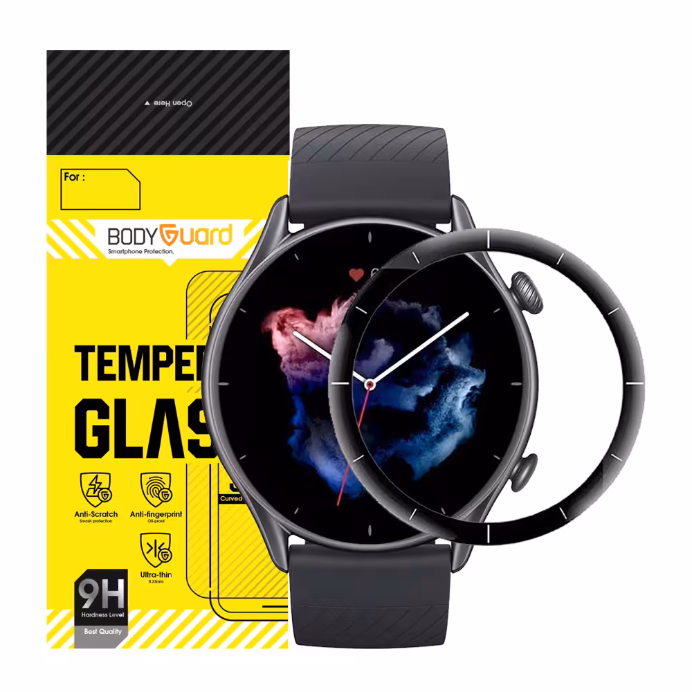 محافظ صفحه نمایش بادیگارد مدل PMMA مناسب برای ساعت هوشمند امیزفیت Amazfit GTR 3