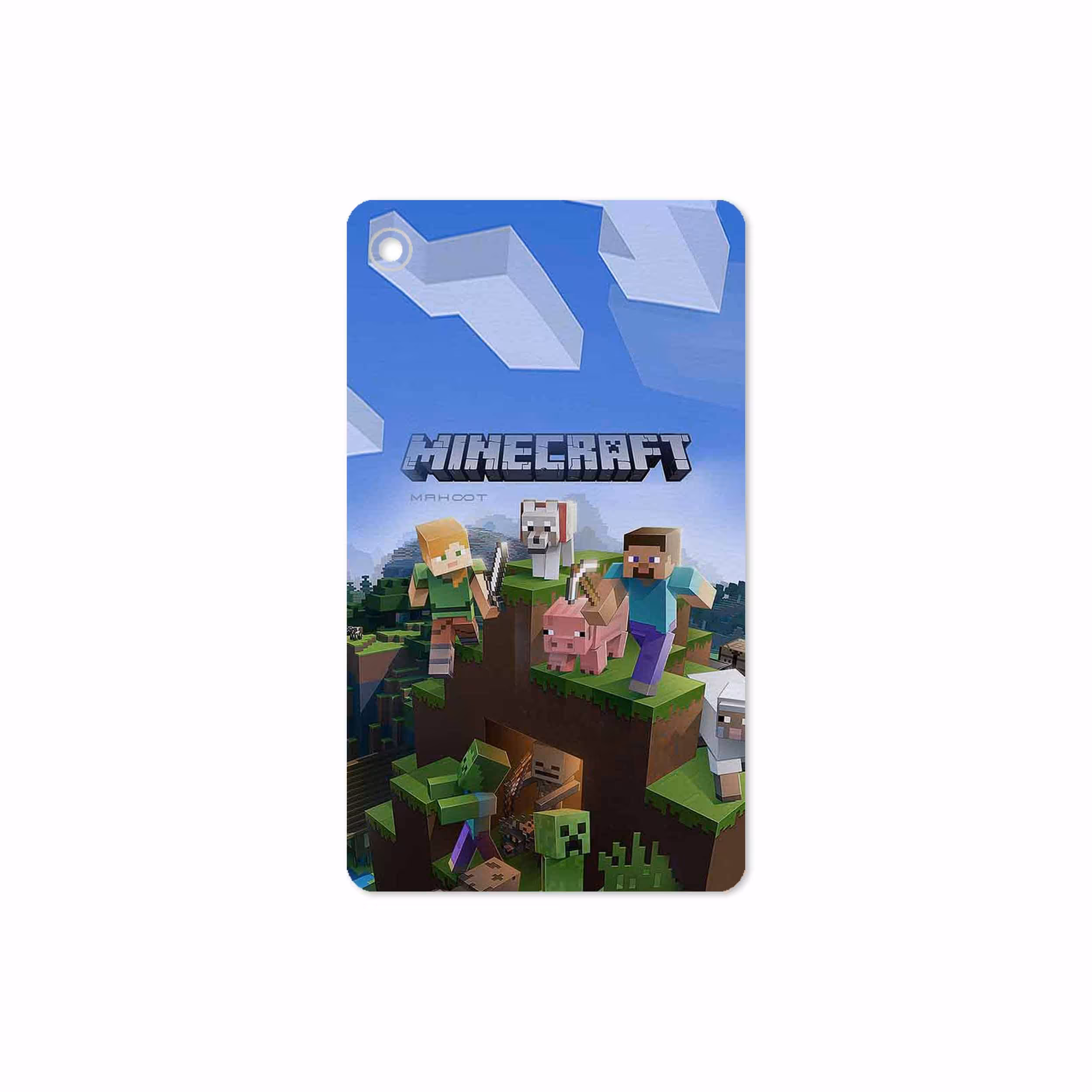 برچسب پوششی ماهوت مدل Minecraft-Game مناسب برای تبلت لنوو Tab M7 2019