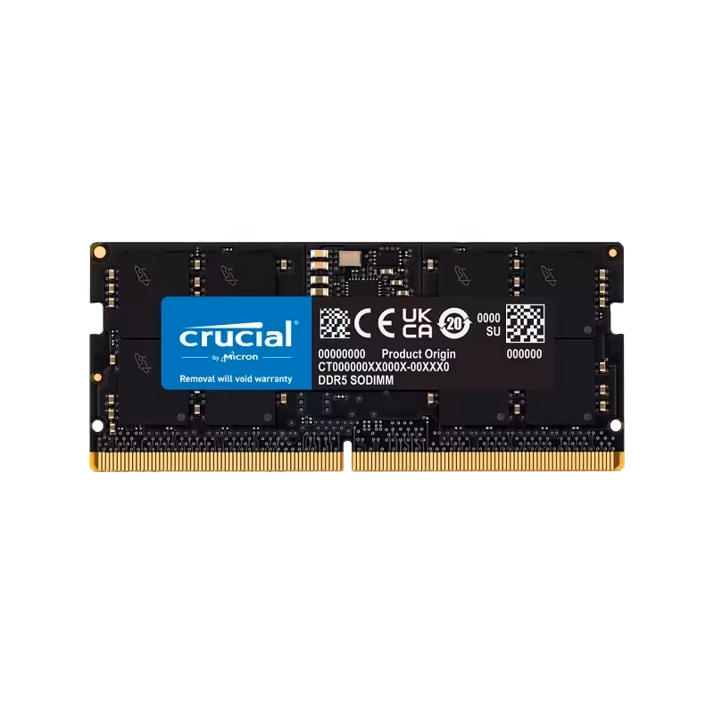 رم لپ تاپ کروشیال ظرفیت 16 گیگابایت RAM 16G CRUCIAL DDR5 4800 NB - بفی کالا | تجربه جدید خرید لپ تاپ