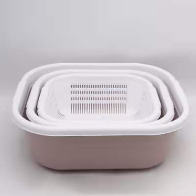 آبکش و لگن کد YP-T201 مجموعه 6 عددی