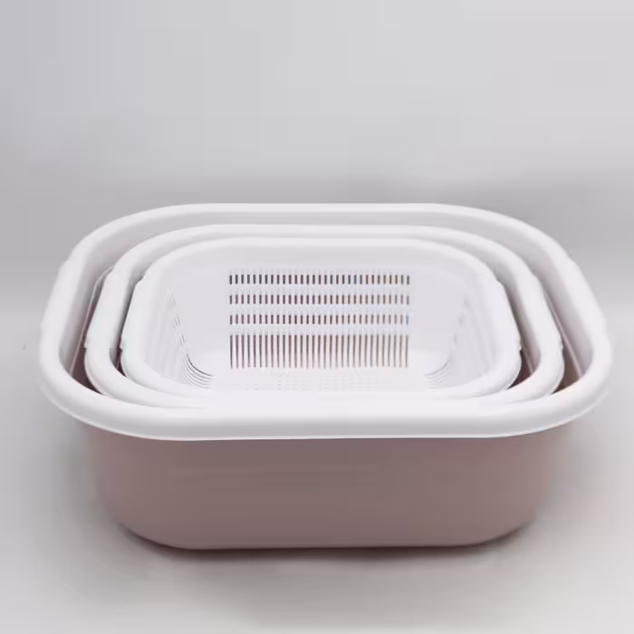 آبکش و لگن کد YP-T201 مجموعه 6 عددی