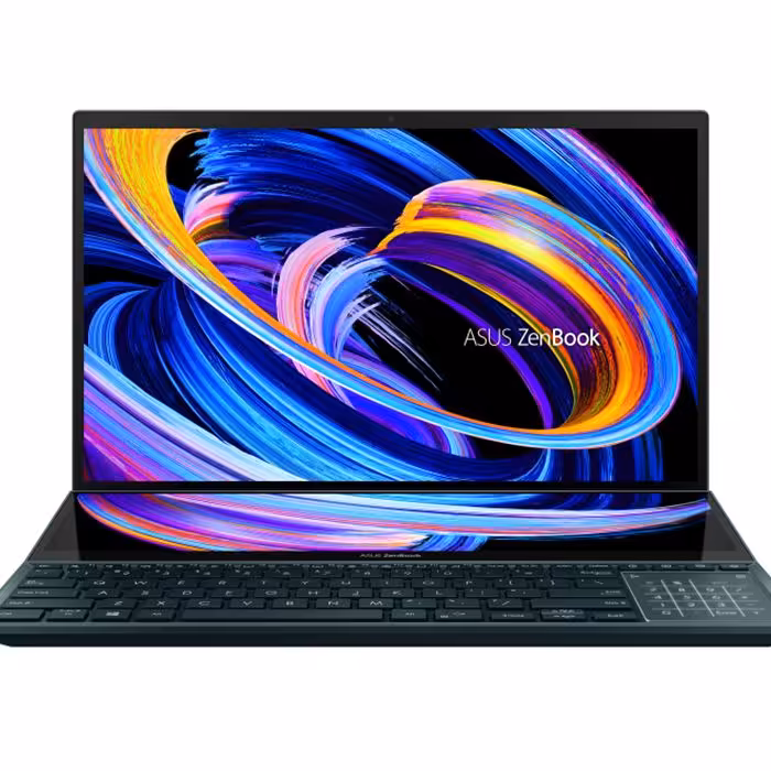 لپ تاپ ایسوس 15.6 اینچی مدل ZenBook Pro Duo 15 UX582HS OLED پردازنده Core i9 11900H رم 32GB حافظه...