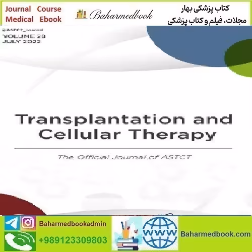 Transplantation and Cellular Therapy Volume 29 Issue 1 to 10 202
