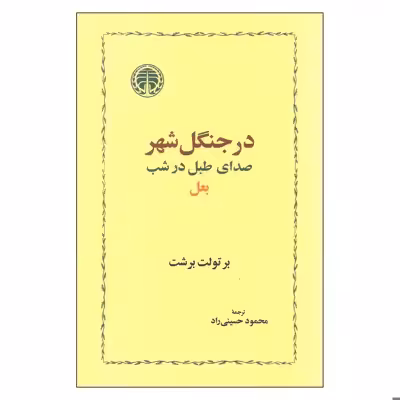 کتاب در جنگل شهر اثر برتولت برشت انتشارات خوارزمی