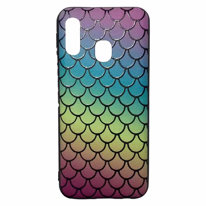 کاور طرح رنگی کد 01 مناسب برای گوشی موبایل سامسونگ Galaxy A20E