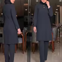 مانتو اداری زنانه پرشیا مدل مانتو شلوار اداری