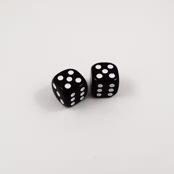 تاس بازی مدل Round Dice کد ATY-55 بسته 2 عددی