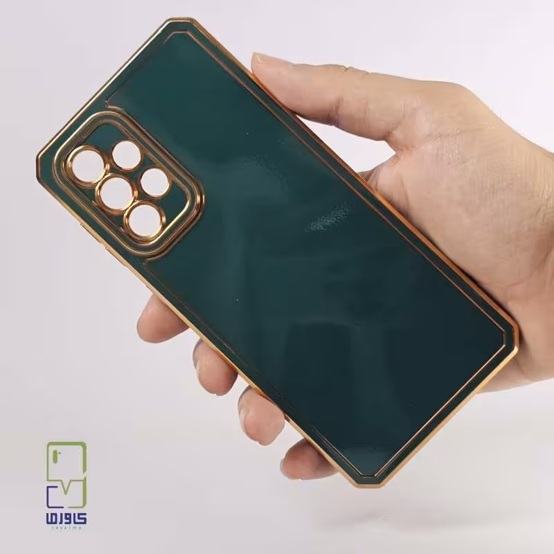 قاب گوشی a33 دور طلایی مای کیس سبز| Samsung A33