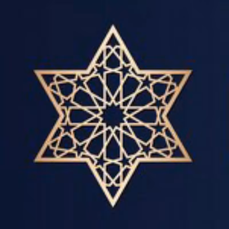آینه  دکوراتیو مولتی استایل،طرح ستاره سنتی،کد30،جنس مولتی استایل،دردو رنگ طلایی و نقره ای،سایز20 سامن