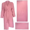 سرویس حوله پالتویی 3 تکه ملیسا مدل M-88657