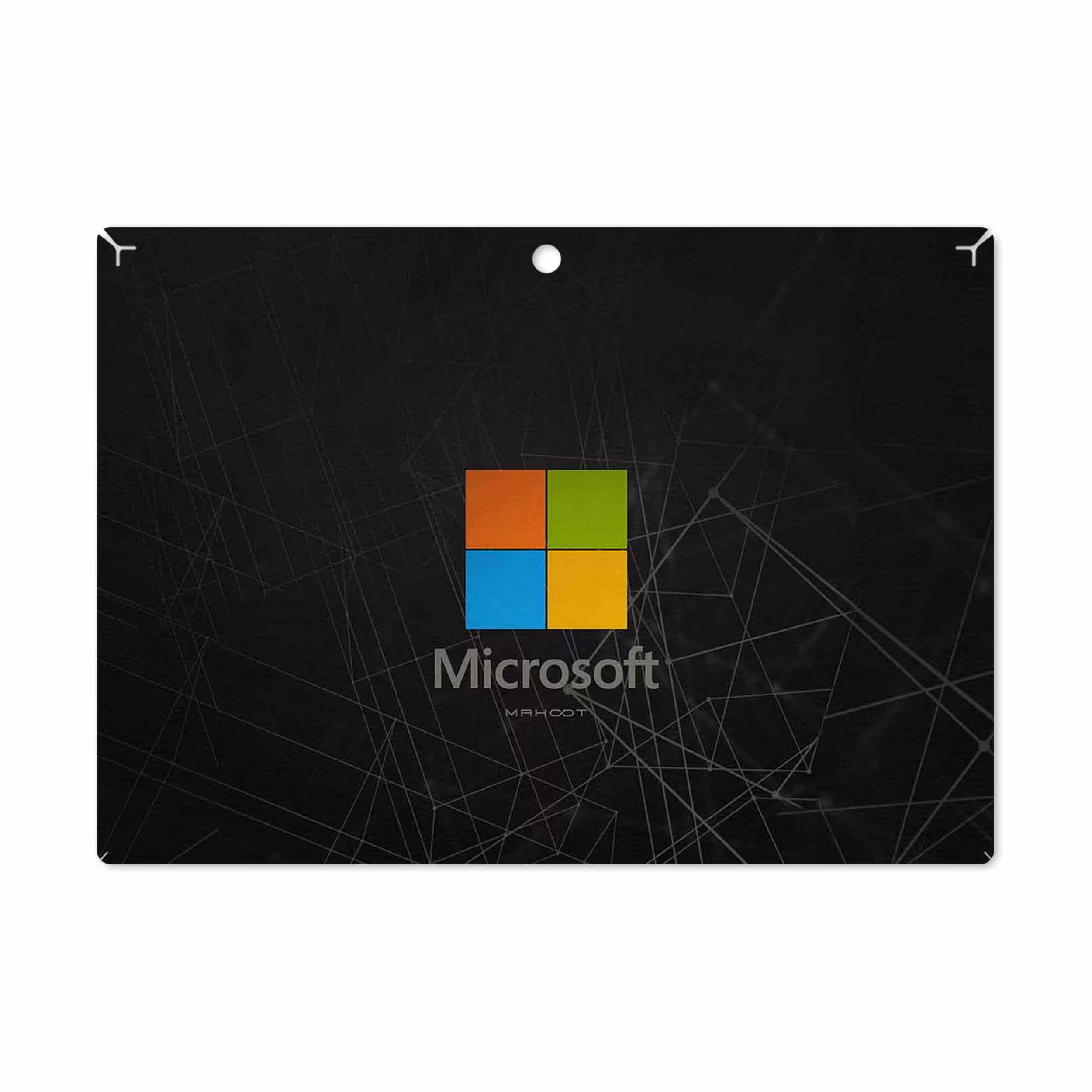 برچسب پوششی ماهوت مدل Microsoft-Logo مناسب برای تبلت لنوو Miix 320 2017