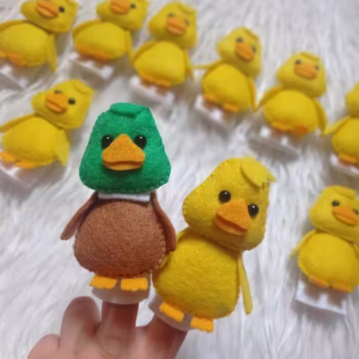 عروسک انگشتی اردک 🦆