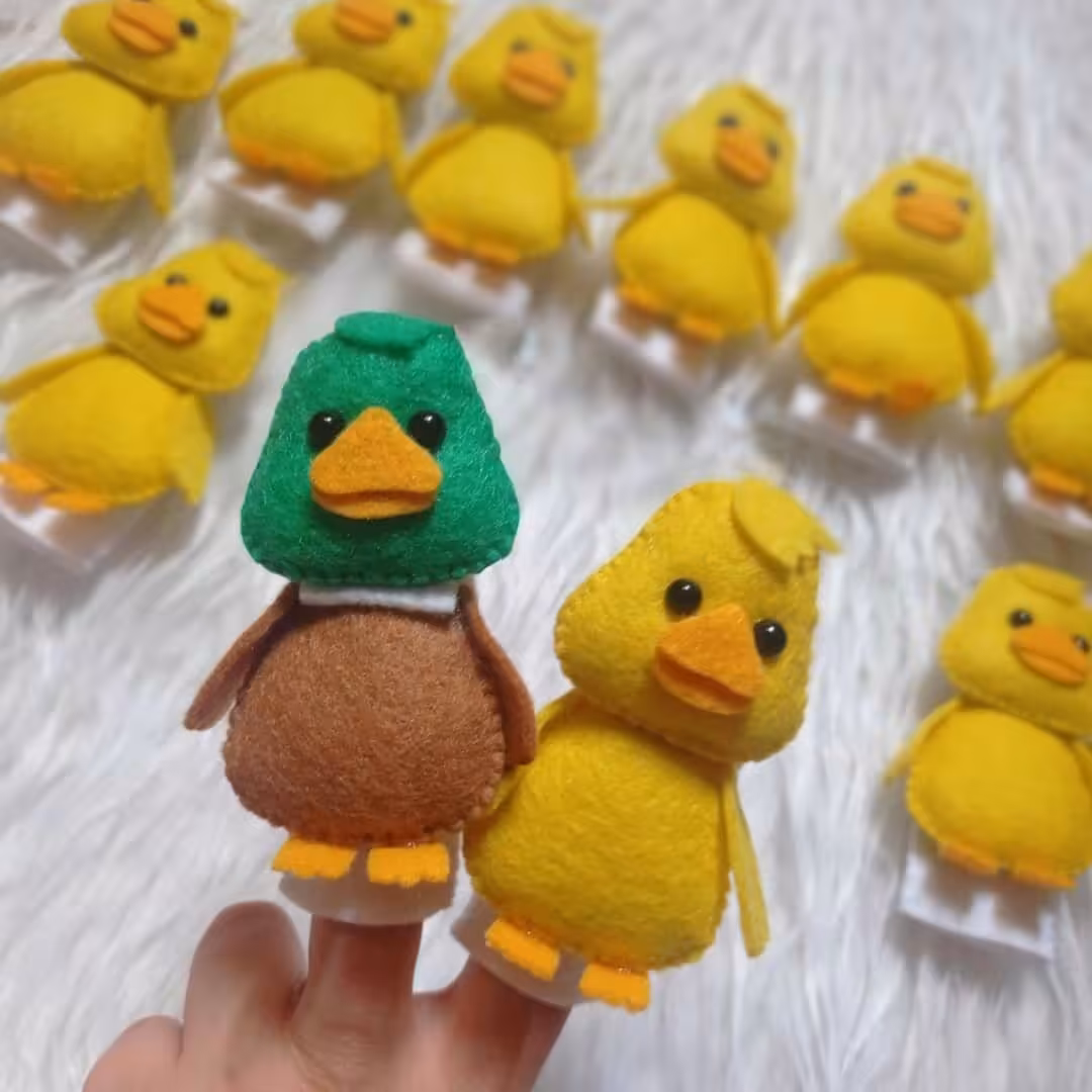 عروسک انگشتی اردک 🦆