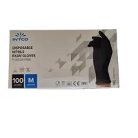 دستکش لاتکس اینتکو مدل نیتریل سایز مدیوم بسته 100 عددی