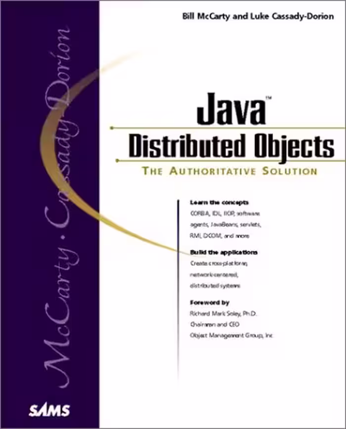 خرید و دانلود نسخه کامل کتاب Java Distributed Objects