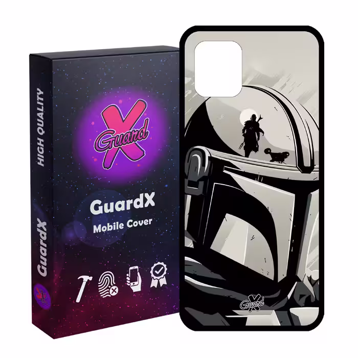 کاور گارد ایکس طرح Mandalorian مدل Glass10502 مناسب برای گوشی موبایل سامسونگ Galaxy Note 10 Lite / A81